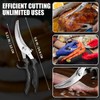 PURPLEBIRD Kitchen Scissors All Purpose - Stainless Poultry Shears Dishwasher