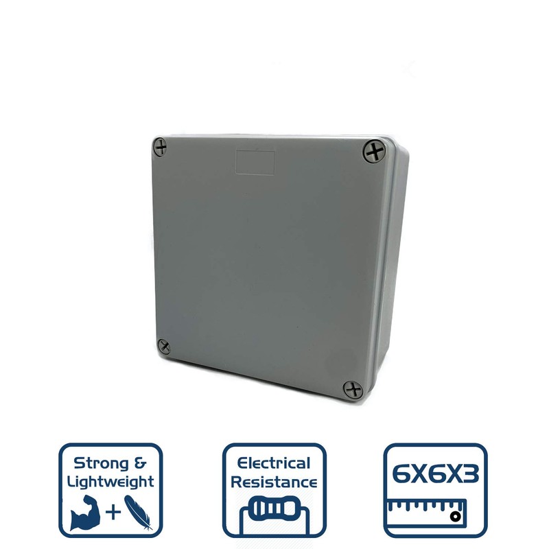 DJC Supply Co. 6" x 6" x 3" Weather &