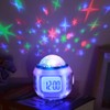 EVTSCAN Star Sky Projector LED Music Alarm Clock Multifunction Calendar