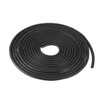 sourcing map Foam Rubber Seal Weather Strip 3mm Diameter 3