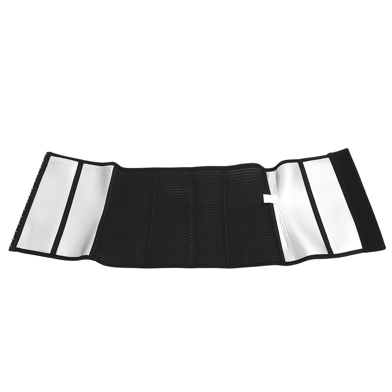 Waist Trainer Corset Shapewear Tummy Control 3 Row Hook Black