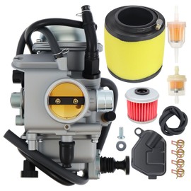 16100-HM5-671 TRX400 Carburetor Kit Fit for Honda Foreman 400 450 TRX400FW TRX450 ATV Carb for FourTrax 250 300 TRX250 TRX300 Rancher 350 TRX350 Replace 16100-HM5-730 16100-HM5-850