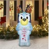 Bluey Christmas Airblown Inflatable in Bluey w/Wishlist, 5.5 ft Tall