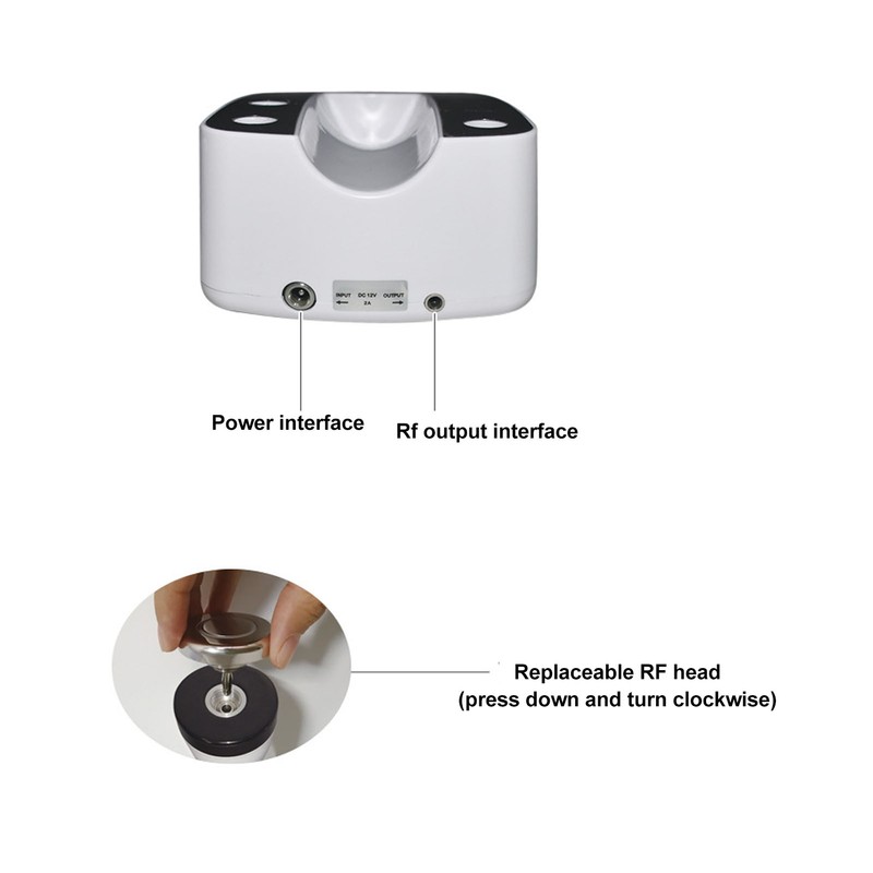 3 in 1 RF Skin Tightening Machine 7 Gears Remove
