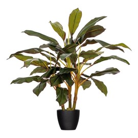 Vickerman T160930 Real Touch Dracaena Tree in Pot, 30"