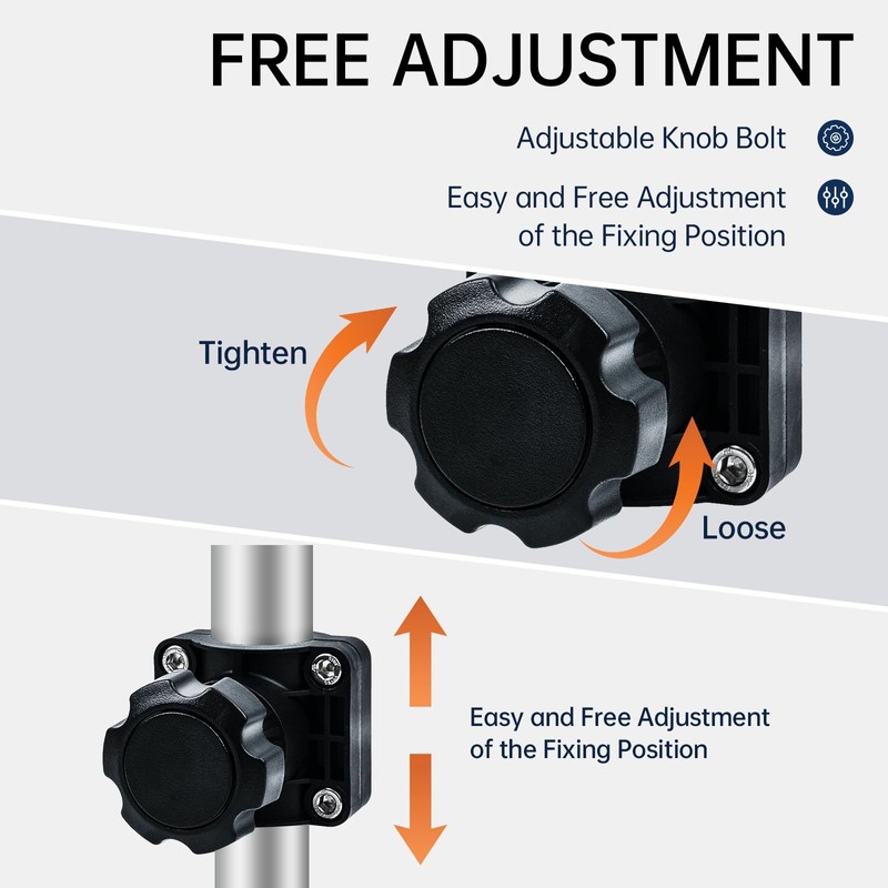 0 Degree LiveScope Plus LVS34 Transducer Adjustable Pole Mount for