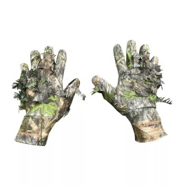 Quikcamo 3D Leafy Camo Gloves - NWTF Mossy Oak Obsession, Small/Medium