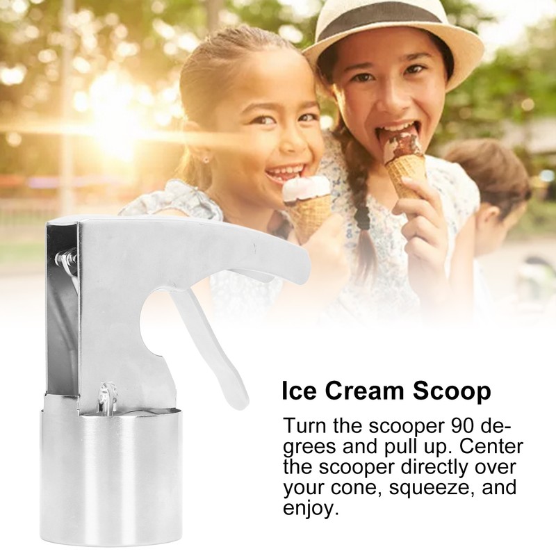 Stainless Steel Ice Cream Scoop Ice Cream Scooper with Trigger
