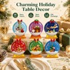 30 Pack Merry Christmas Candy Domes Holder Cards, Xmas Candy