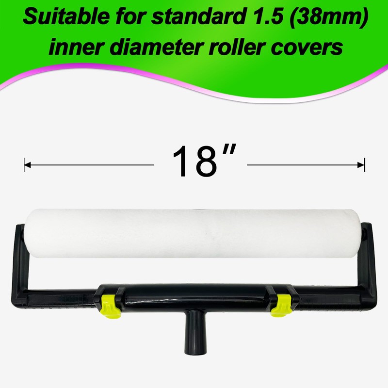 Paint Roller Frame, 9 to 18 Inch Adjustable Paint Roller