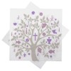 20 Servietten Baum des Lebens Mauve Lila Tischdeko Konfirmation Kommunion