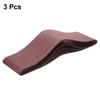 HARFINGTON 3pcs 120 Grits Aluminum Oxide Sanding Belts 6" x