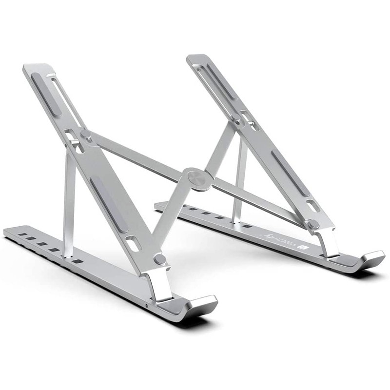 Techly 364255 Aluminium Folding Stand for Notebooks, Tablets and Smartphones