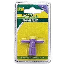 Fixatap Recycled Water Anti Vandal Key, Purple
