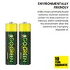 GoGreen Power (24048) Eco Friendly Alkaline AA Batteries - No