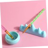 SAFIGLE 1Set Nail Brush Wash Cup with Nail Holders Durable