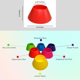 Avoid-a-spill Boat Cup Holders for Boat, RVs, Cars | Beach Cup Holder, Holds Bottles, Cans, Cups| Perfect at Beaches, Retirement Homes, Picnics, Boats (6 Pack, Original)