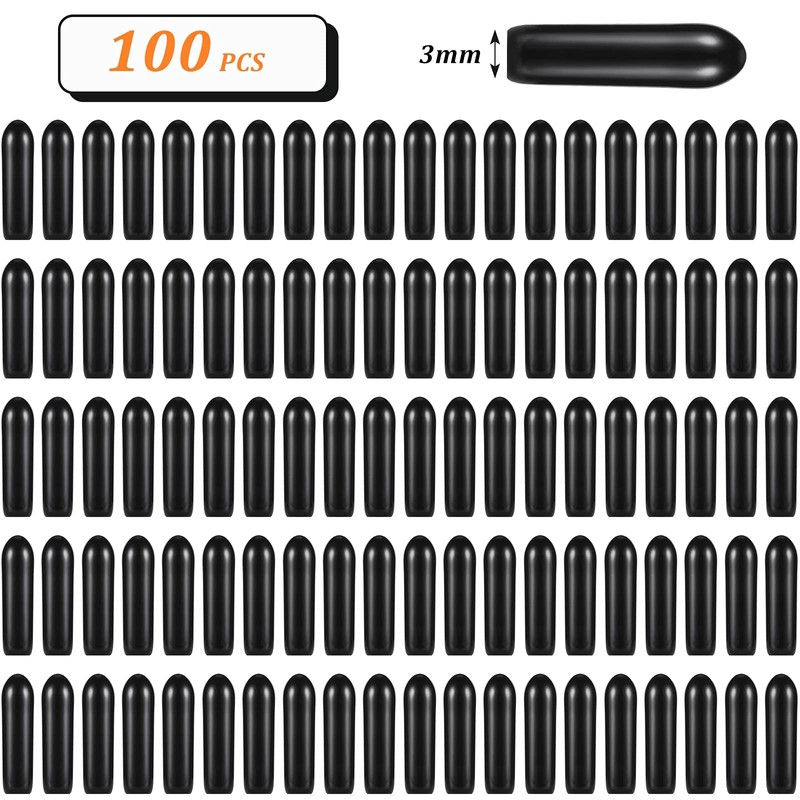 100 Pieces Prong Collar Covers Dog Prong Training Pet Collar
