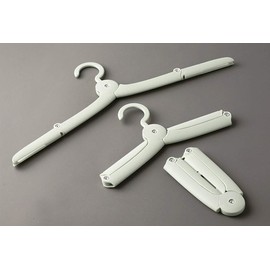 4Pcs Folding Coat Hanger Plastic,Portable Travel Clothes Hanger,Outdoor Windproof Skirt Hangers