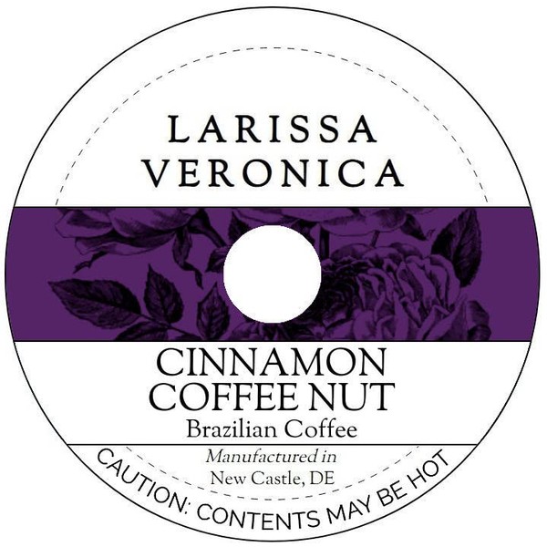 Cinnamon Coffee Nut Brazilian Coffee (Single Serve K-Cup Pods) (Gourmet,