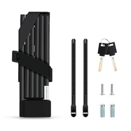 HOUSON 6 Tier Folding Bike Lock (67cm) | Reinforced Steel & Zinc Alloy | For Bicycle/Electric Bike/Bike | Frame Mount Included