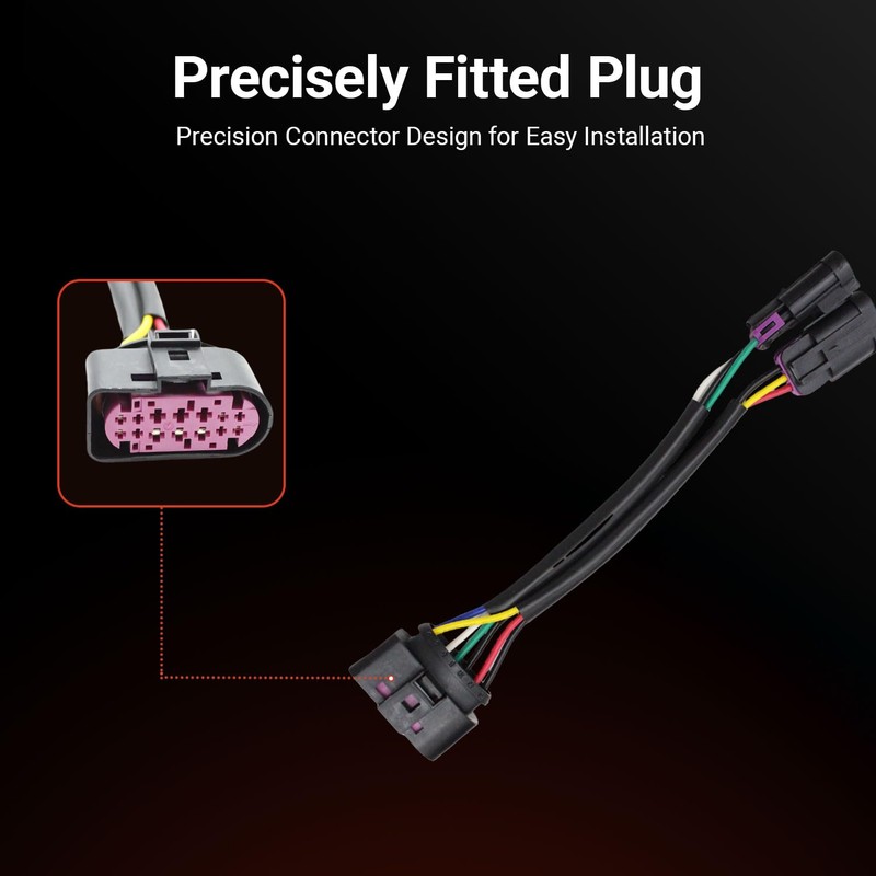 Powkos Projector Headlight Conversion Harness Compatible with Dodge Ram Truck