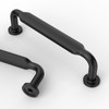 Asidrama 10 Pack 3 Inch(76mm) Matte Black Kitchen Cabinet Handles,
