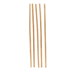 Deco 79 Bamboo Wood Home Decor Natural Foliage Tall Sticks Natural Dried Foliage, Set of 5 Foliage for Decoration 71" H, Brown