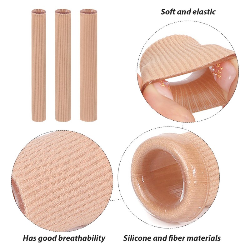 5-Piece Toe Covers, Toe Protectors, Toe Separators, Wear-resistant Toe Covers,