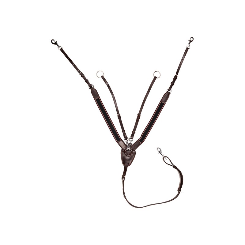 HKM Breastplate 6845 Brown One Size