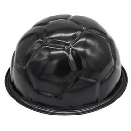 Hera Football Baking Tin Non-Stick Metal 22.5 cm Diameter 2.5 L Volume Black
