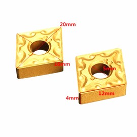 BestParts CNMG432 CNMG120408-MA CNC Carbide Turning Insert Fit for Finishing Parts, Processing Steel Parts (20)