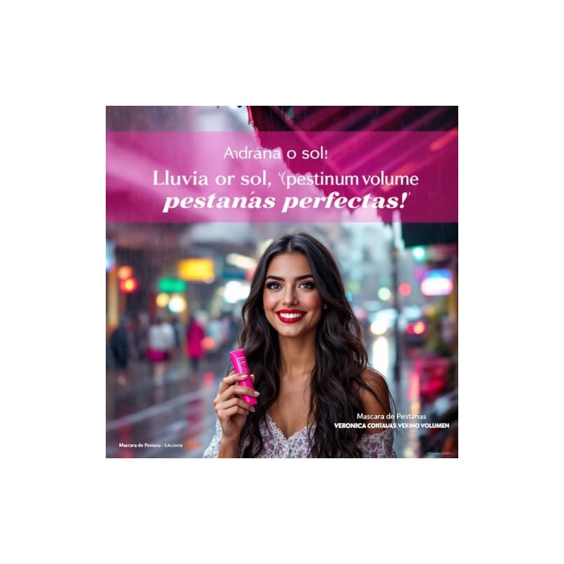 Maximo Volume Máscara de Pestañas, Rosa y Azul, Fórmula Voluminizadora,