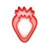 Custom Cutters Strawberry Shape Cookie Cutters | Set of 2