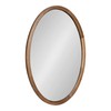 Kate and Laurel Hogan Farmhouse Oval Framed Wall Mirror, 24
