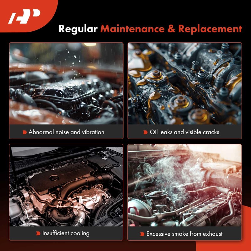 A-Premium Engine Timing Cover Compatible with Mini Cooper 2014-2019, Cooper