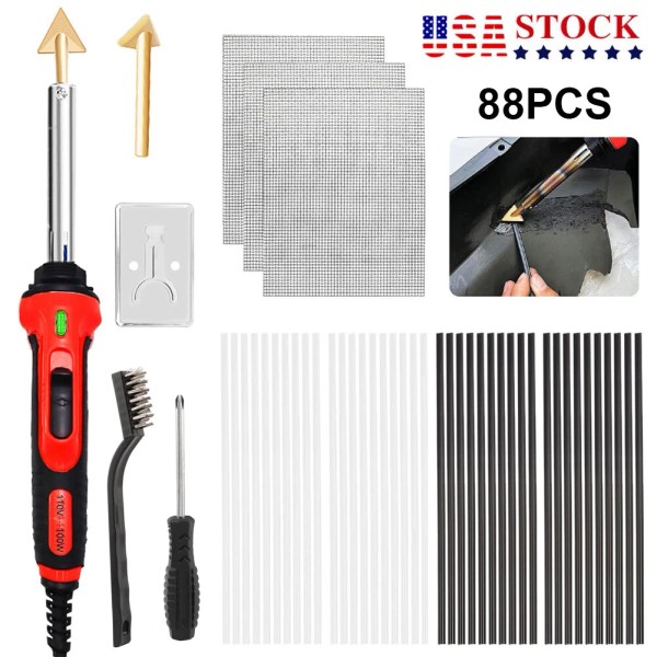 Unbranded 100W Plastic Welding Kit Car Bumper Welder Rods Reinforcing