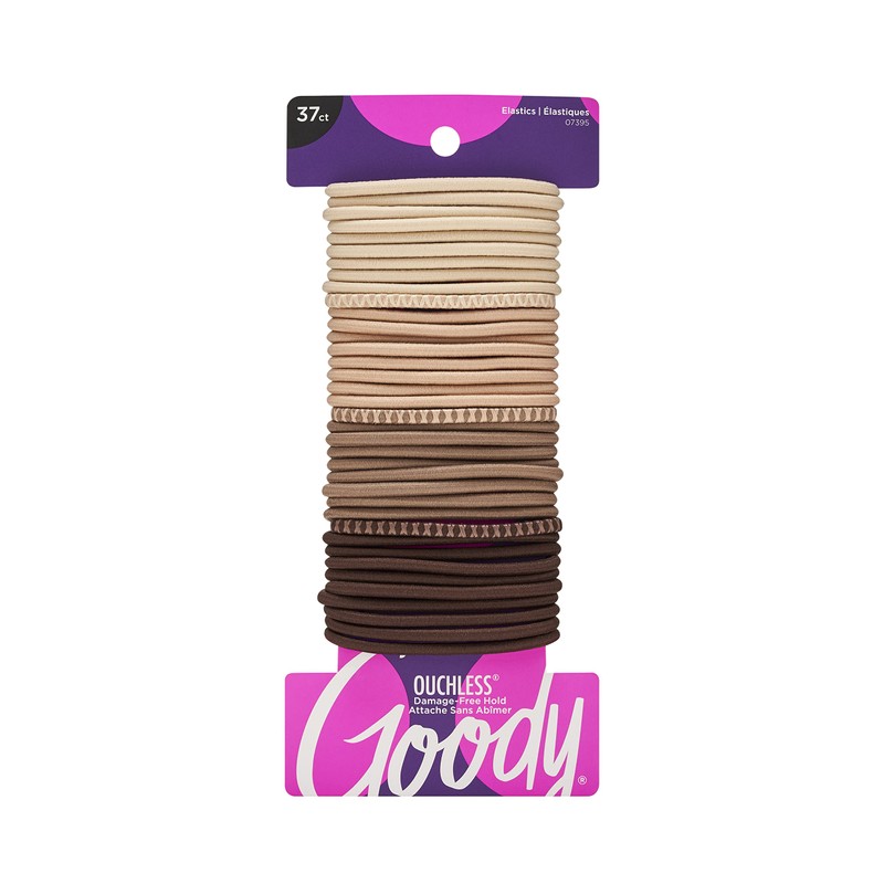 Goody Ouchless Hair Elastics – No Pull, No Breakage, Tangle-Free
