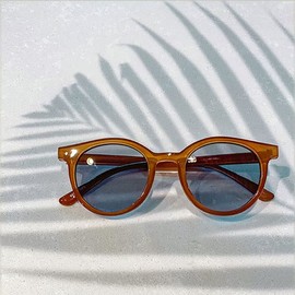 Sheri Mimi 420291001 Women's Sunglasses PAUR Lora Blue Lens Complete Brown Sunglasses Case Included One Size, Braun