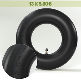 1PZ LV5-HVR 13 x 5.00-6 Hose with Angle Valve Replacement for Wheelbarrow Wheelbarrow Hand Trolley Lawn Mower