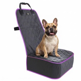 Active Pets Dog Car Seat Cover, Waterproof Front Seat Protector for SUV Truck Sedan, Pet Safety Travel Comfort System with Universal Fit, Pink
