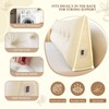 DANGHOOGY Headboard Pillow Queen, Large Triangular Wedge Headboard Pillow for