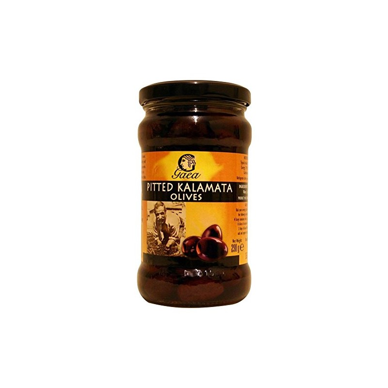 Gaea Kalamata Olives Pitted (290g) - Pack of 2