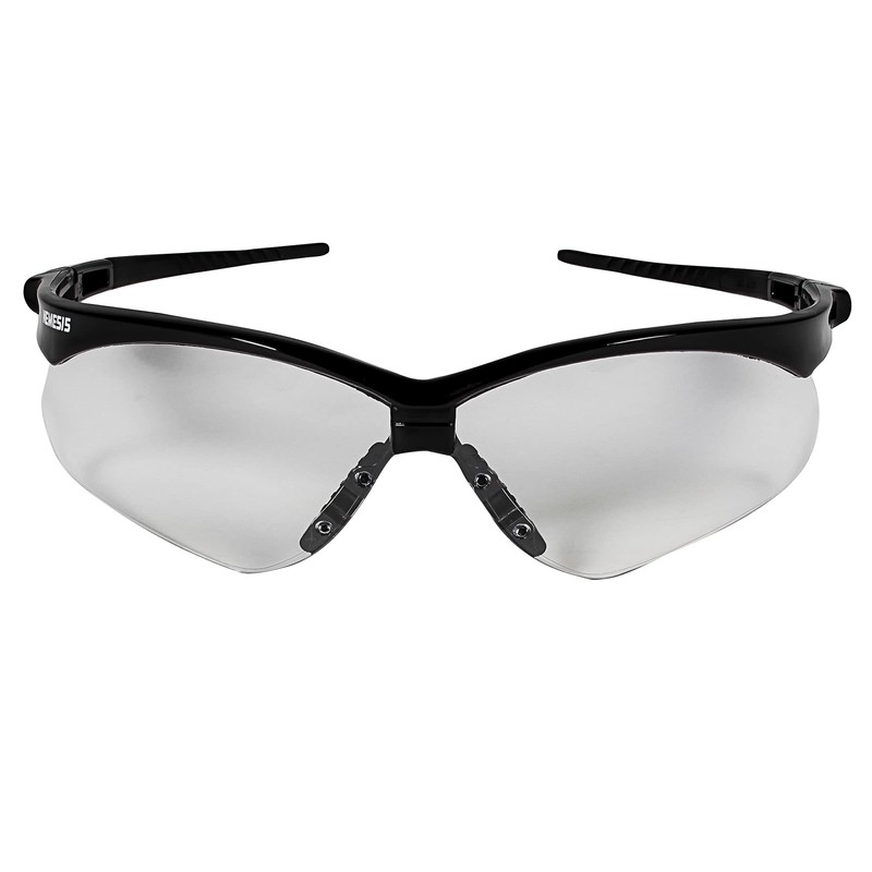 KleenGuard Nemesis Safety Glasses Black Frame Clear Lens Anti Fog