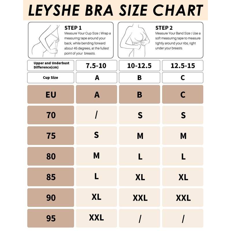 LEYSHE Soft Bra Women's Without Underwire Seamless Bra Support Bra