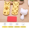 Rice Ball Mold Set, Cartoon Cat Shaped DIY Bento Maker