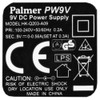 Palmer PW9V Standard 9 V Power Pack