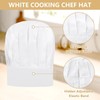 YGKYMVW Chef Apron Chef Hat Set, 2PCS Adjustable Cooking Aprons