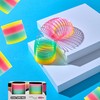 The Dreidel Company Plastic Coil Spring, Glow-In-The-Dark Magic Rainbow Slingy,