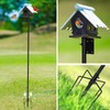 ERYTLLY Bird House Pole Mount Kit 80 Inch - Adjustable